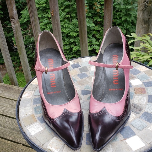 Miu Miu Shoes - Good Condition Miu Mui Strap Heels